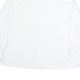 CHRIS LINE Womens White Printed Shirt Long Sleeve Collar L Button Front