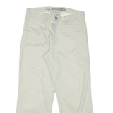 SERGIO TACCHINI Mens Regular Beige Cotton Blend Zip Trousers W31 L29 Casual Wear