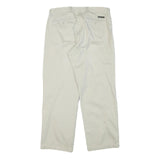 SERGIO TACCHINI Mens Regular Beige Cotton Blend Zip Trousers W31 L29 Casual Wear