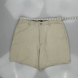 Tommy Hilfiger Chino Shorts - 34W 7L Beige Cotton