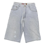 CHIEFTAIN Womens Shorts Light Blue Denim M W28 Casual Cotton Blend