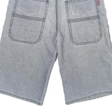 CHIEFTAIN Womens Shorts Light Blue Denim M W28 Casual Cotton Blend