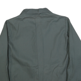 LUTTEURS Mens Green Cotton Workwear Jacket XL Button Plain Classic Fit