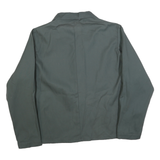 LUTTEURS Mens Green Cotton Workwear Jacket XL Button Plain Classic Fit