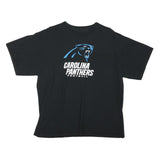 Mens Black Carolina Panthers Football Graphic T-Shirt XL Short Sleeve Crew Neck