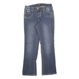 ANGELS Mens Jeans Blue Regular Bootcut Denim Medium W30 L28 Stylish Casual Wear