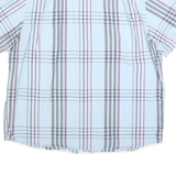CARHARTT Mens White & Grey Plaid Cotton Blend Shirt XL Work Casual Button