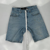 Silver Tab Levis Baggy Denim Shorts - 34W 10L Light Wash Cotton