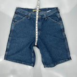 Lee Denim Shorts - 34W 10L Blue Denim