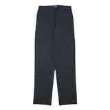 ESPRIT Womens Black Regular Fit Straight Leg Trousers W26 L30 Classic Workwear