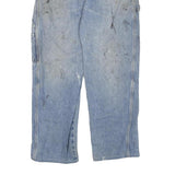 DICKIES Mens Jeans Blue Regular Straight Denim Light W34 L29 Workwear Utility