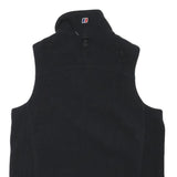 BERGHAUS Mens Black Fleece Waistcoat M Polyester Blend Zip Outdoor Vest