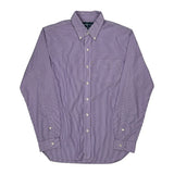 Ralph Lauren Striped Shirt - Medium Purple Cotton