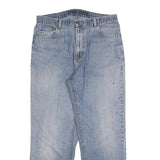 NAUTICA Mens Jeans Blue Relaxed Straight Denim Medium W34 L30 Casual Zip Fly