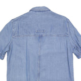 ARA Womens Blue Denim Button Cotton Long Sleeve Jacket L Casual Light