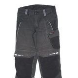 DICKIES Womens Black Cotton Blend Relaxed Workwear Trousers W30 L28