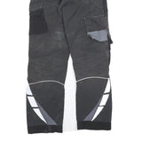 DICKIES Womens Black Cotton Blend Relaxed Workwear Trousers W30 L28