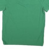 TOMMY HILFIGER Mens Green Slim Fit Short Sleeve Polo Shirt L Cotton Blend