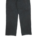 CARHARTT Mens Jeans Black Loose Straight Denim Fair W32 L32 Workwear Zip