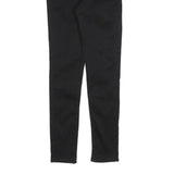 LEVI'S 721 Womens Black Slim Skinny Denim Raw W26 L28 Slim Fit Zip Jeans