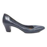 VLADO Womens Classic Navy Leather Court Shoes UK 3.5 Elegant Comfort Formal