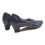 VLADO Womens Classic Navy Leather Court Shoes UK 3.5 Elegant Comfort Formal