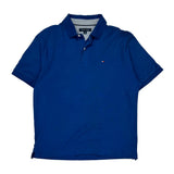 Tommy Hilfiger Polo Shirt - Medium Blue Cotton