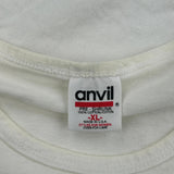 Anvil Single Stitch T-Shirt - XL Multicoloured Cotton