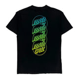 Skateboarding Santa Cruz T-Shirt - Small Black Cotton