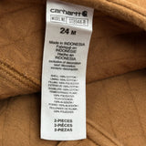 Age 24 Months Carhartt Sweatshirt - 3XS Brown Cotton