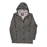 The North Face Waterproof Jacket - Large Grey Polyester