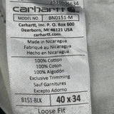 Carhartt Carpenter Trousers - 36W 34L Black Cotton