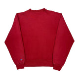 Boston U. Champion College Sweatshirt - Large Red Cotton