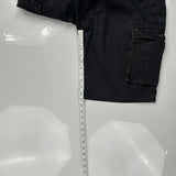 Levis Cargo Shorts - 38W 11L Black Cotton