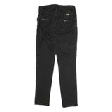 SEVEN7 Womens Black Regular Skinny Denim Light W32 L30 High Waist Zip Jeans