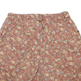 LIZWEAR Womens Shorts Pink Floral Print Casual S W25 Summer Wear