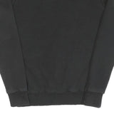 PUMA Womens Black Cotton Crew Neck UK 10 Logo Print Sweatshirt Casual