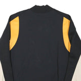 ADIDAS Mens Black & Cream Letterman Style Jacket M Polyester Blend Sportswear