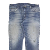 DICKIES Mens Blue Regular Fit Straight Denim Light Wash W40 L32 Workwear Jeans