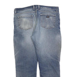 DICKIES Mens Blue Regular Fit Straight Denim Light Wash W40 L32 Workwear Jeans