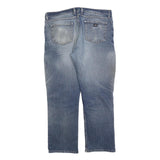 DICKIES Mens Blue Regular Fit Straight Denim Light Wash W40 L32 Workwear Jeans