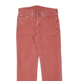 LEVI'S 514 Slim Mens Jeans Red Regular Slim Denim Medium W29 L30 Classic Fit