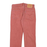 LEVI'S 514 Slim Mens Jeans Red Regular Slim Denim Medium W29 L30 Classic Fit