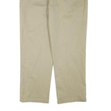 DICKIES Mens Cotton Blend Beige Regular Fit Straight Leg Trousers W38 L29