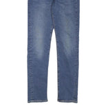 LEVI'S Mens Slim Blue Denim Light Zip Jeans W30 L30 Classic Fit Casual