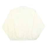 HOLLAND AMERICAL LINE Mens Cream XL Polyester Jacket Button Plain Lightweight