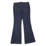 BILLABONG Womens Jeans Dark Blue Regular Flared Denim W30 L32 Stylish Comfort