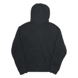 NIKE Mens Black Huffman Football Pullover Hoodie L Cotton Blend Sportswear