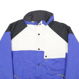 REI Mens Blue & White Panelled Nylon Zip Jacket XL Outdoor Casual Windbreaker
