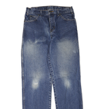 DICKIES Mens Jeans Blue Regular Straight Denim Medium Wash W32 L35 Durable